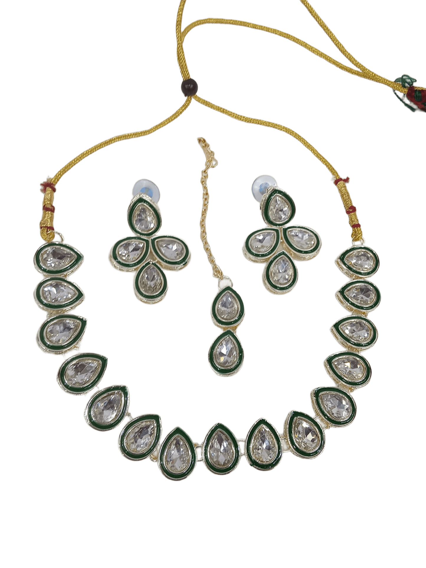 Women Kundan Jewellery Necklace Set Stylish Silver Plated Wedding Girls Pendant By Kalra Creations