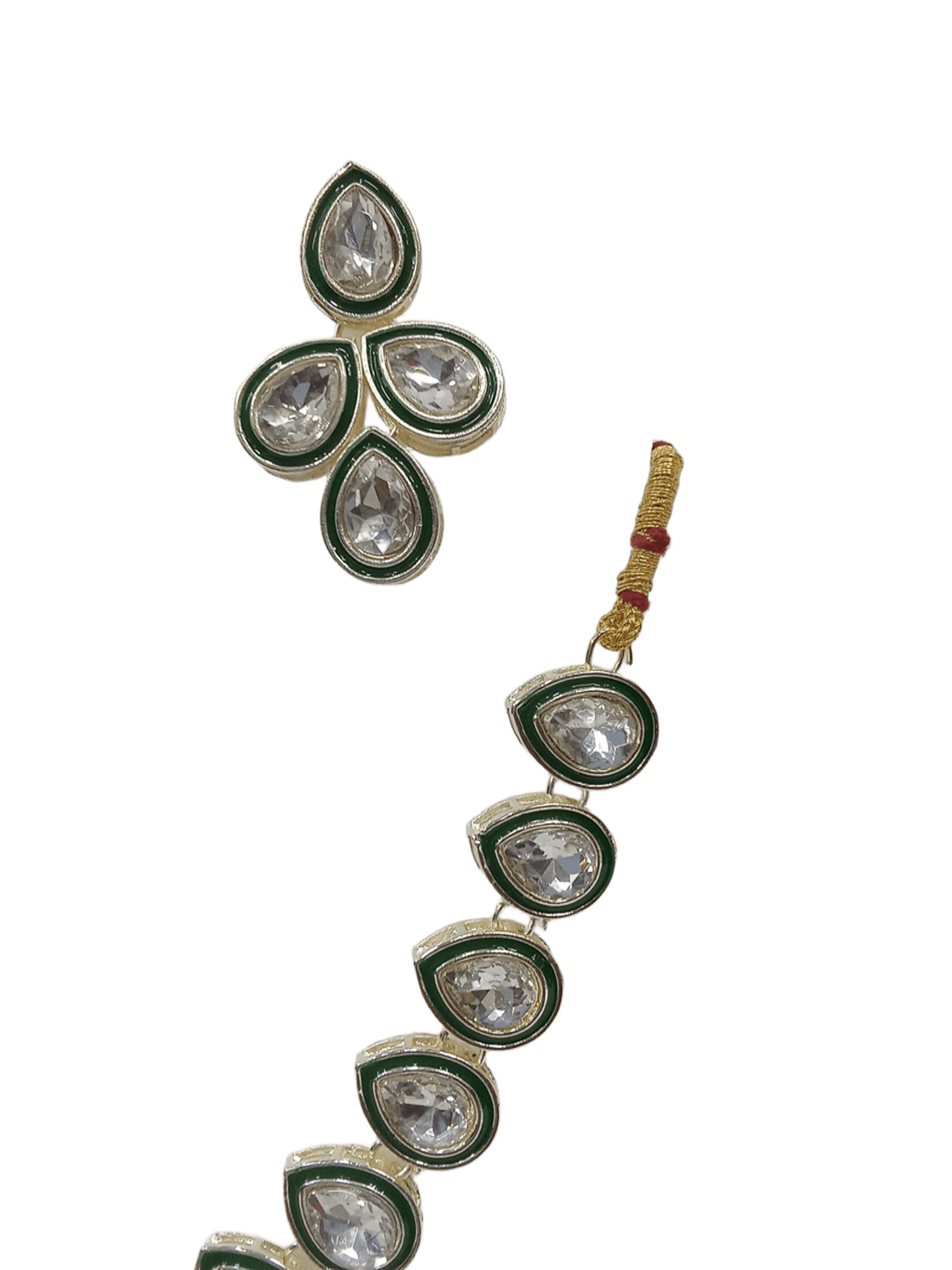 Women Kundan Jewellery Necklace Set Stylish Silver Plated Wedding Girls Pendant By Kalra Creations
