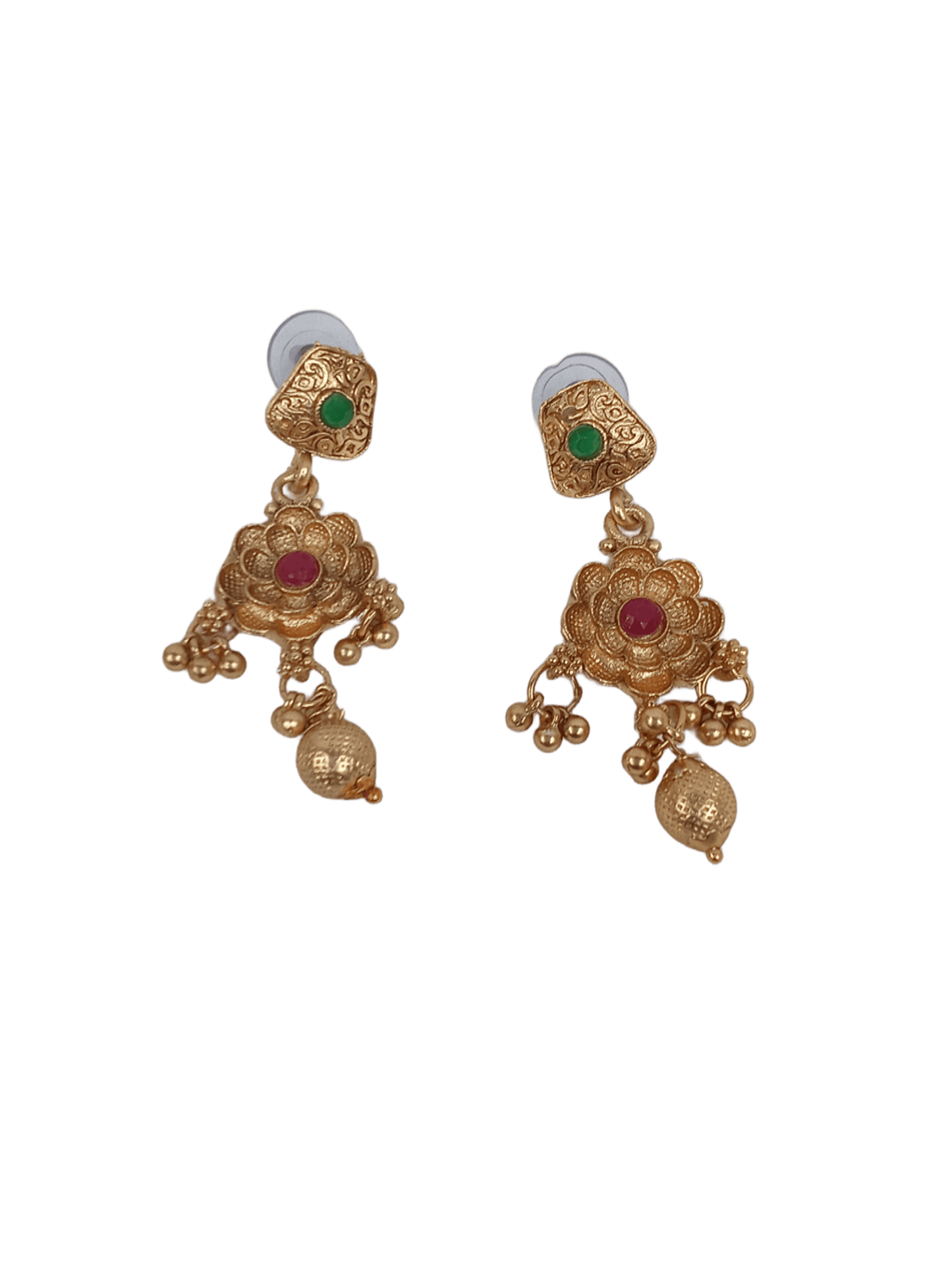 Women Gold Plated Wedding Polki Jewellery Necklace Set Stylish Girls Pendant By Kalra Creations