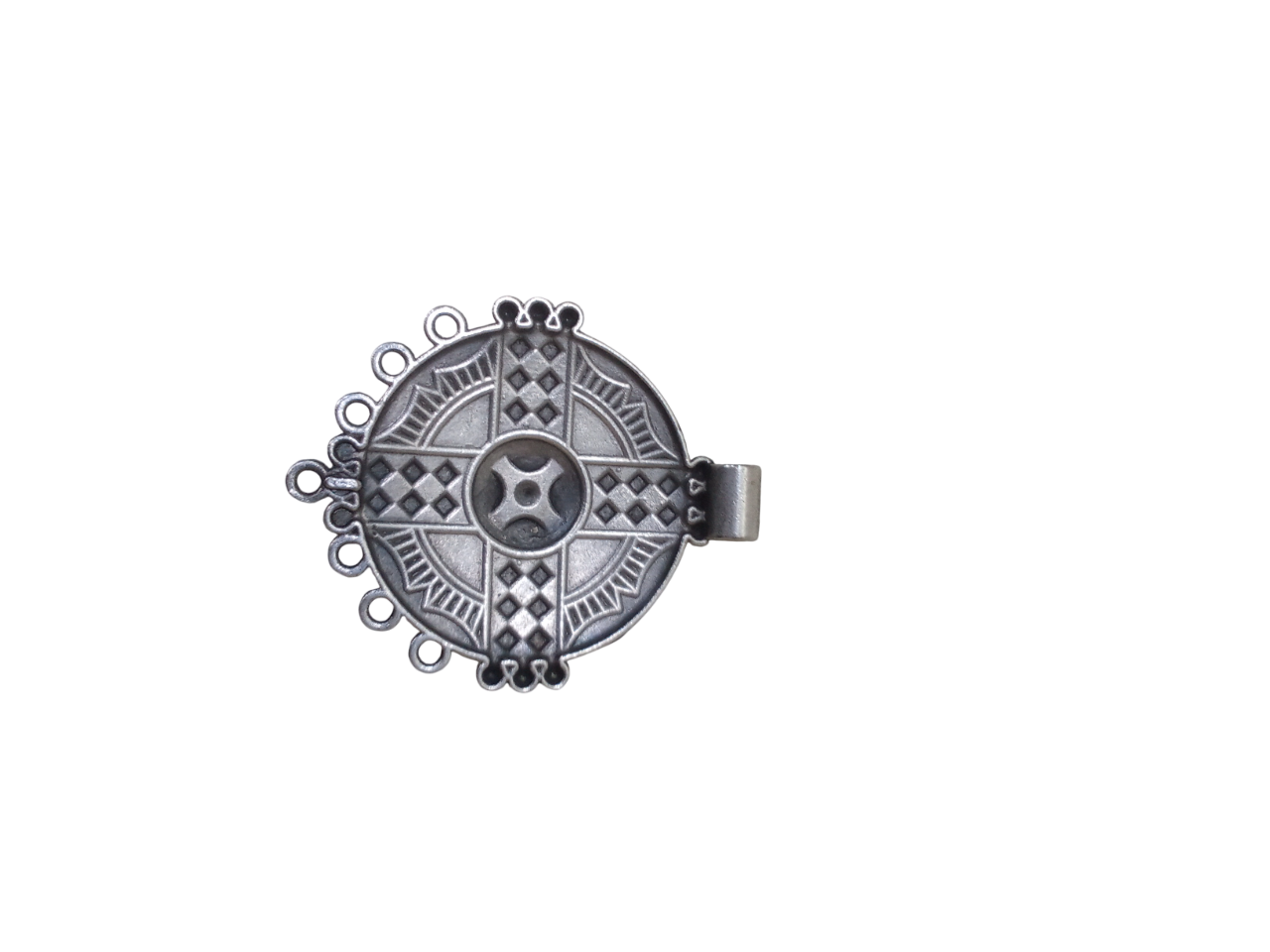 Women German Silver Tibetan Pendant Necklace for Girls & Women Tribal Tibetan Pendant By Kalra Creations