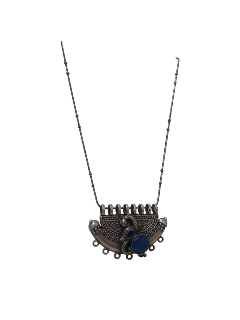 German Silver Tibetan Pendant Girls Women Tribal Tibetan Necklace Pendant By Kalra Creations