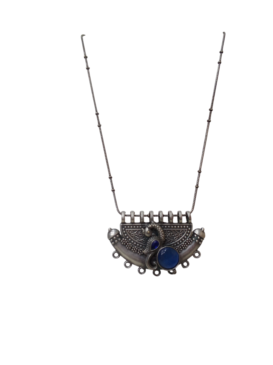 German Silver Tibetan Pendant Girls Women Tribal Tibetan Necklace Pendant By Kalra Creations