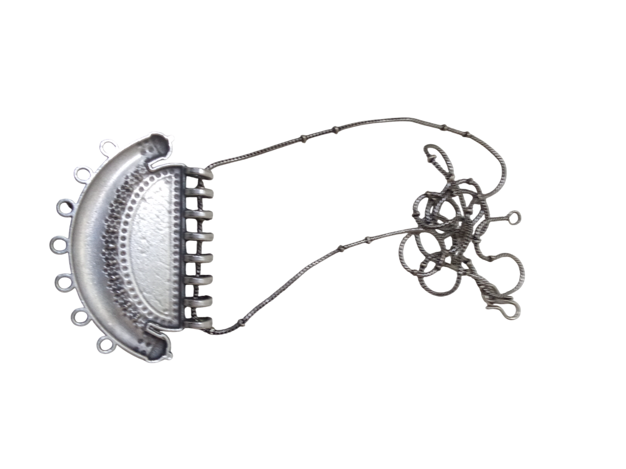 German Silver Tibetan Pendant Girls Women Tribal Tibetan Necklace Pendant By Kalra Creations