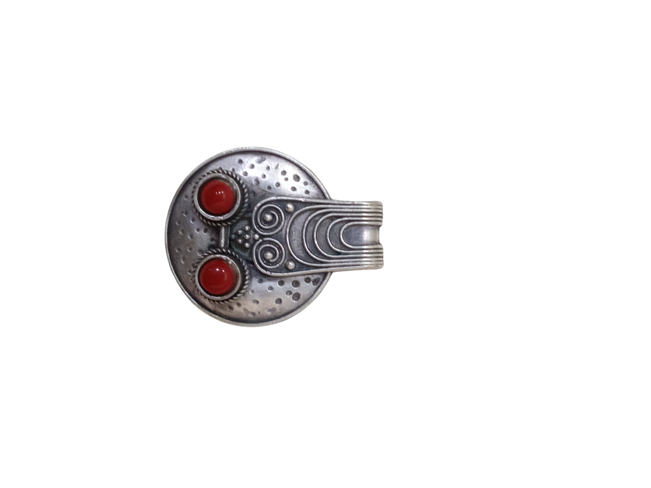 Women Necklace for Girls German Silver Tibetan Pendant Tribal Tibetan Pendant By Kalra Creations