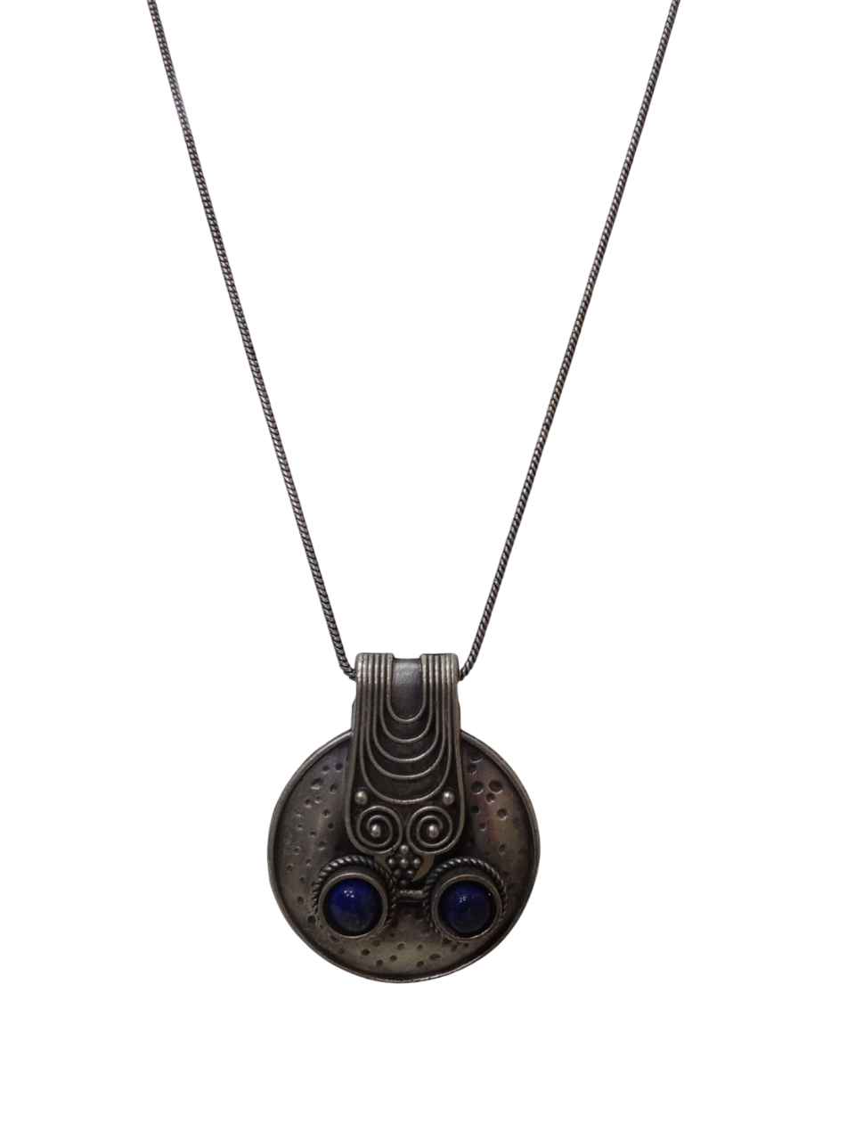 Women German Silver Tibetan Pendant Women & Girls Tribal Tibetan Necklace Women Pendant By Kalra Creations