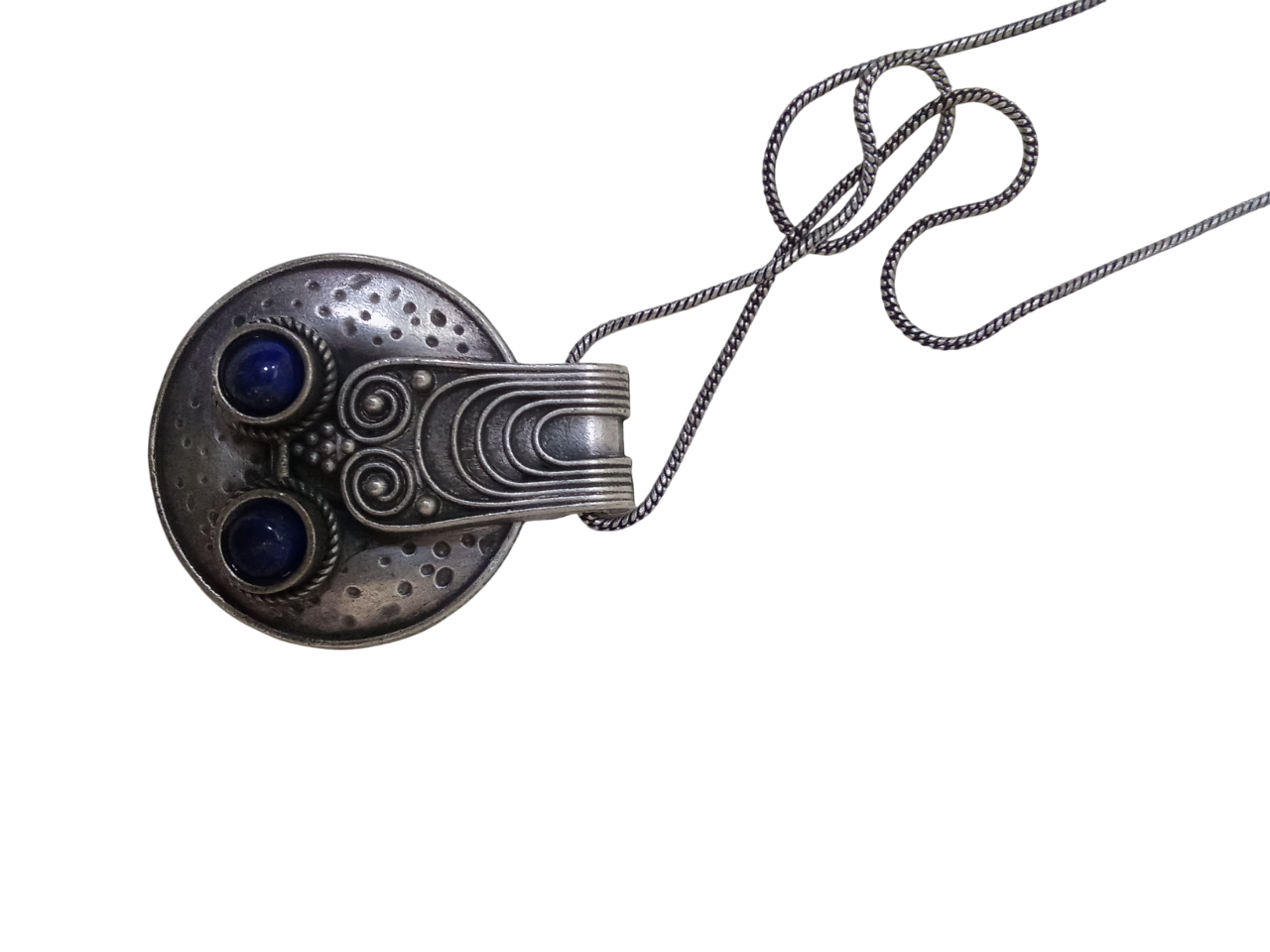 Women German Silver Tibetan Pendant Women & Girls Tribal Tibetan Necklace Women Pendant By Kalra Creations