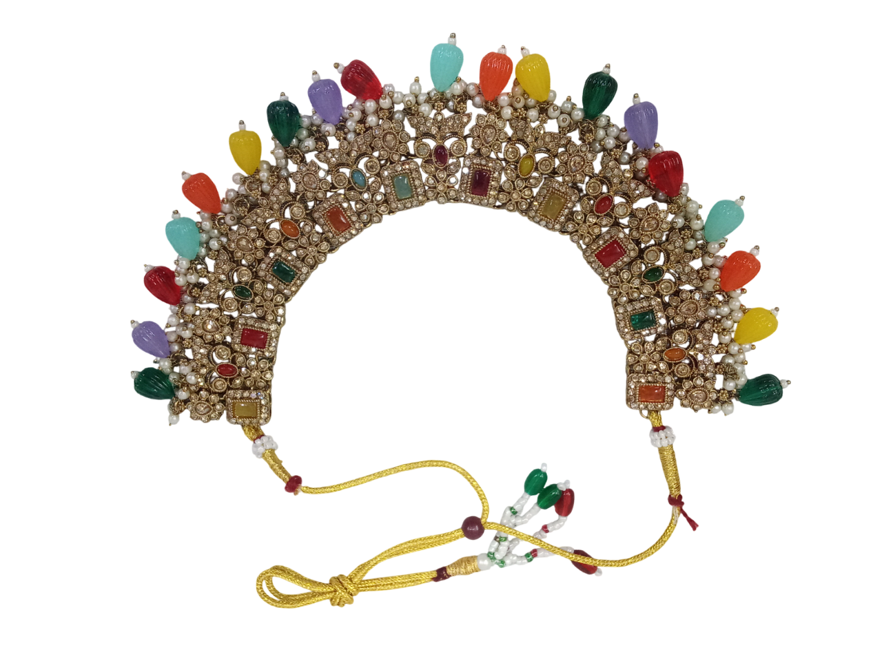Pakistani Gold Plated Women Wedding Jewellery Necklace Set Stylish Girls Pendant By Kalra Creations