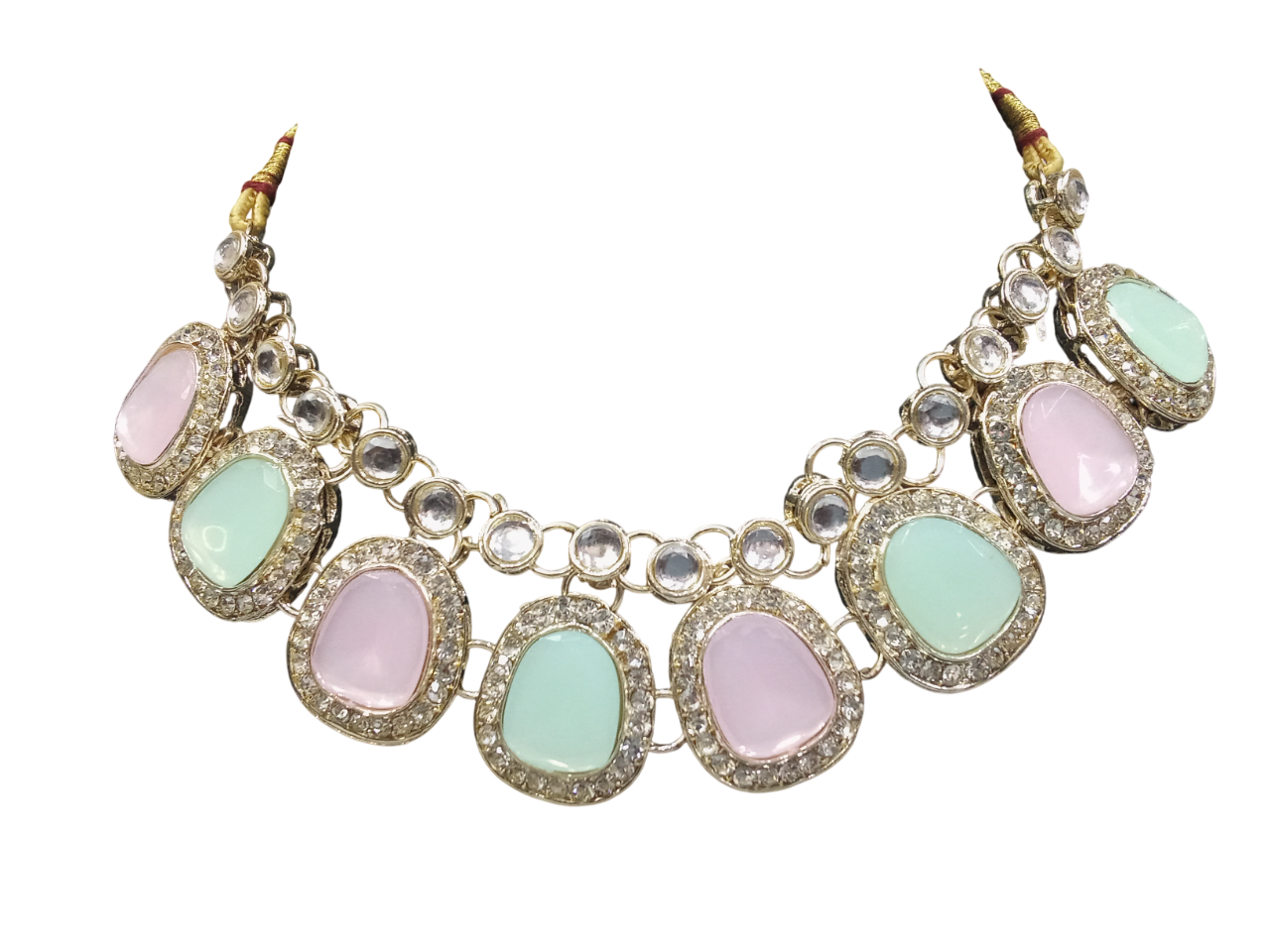 Gold Plated Women Wedding Jewellery Necklace Set Stylish Antique Girls Pendant By Kalra Creations