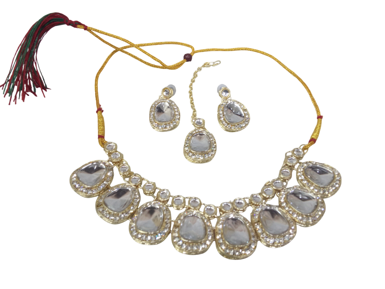 Gold Plated Women Wedding Jewellery Necklace Set Stylish Antique Girls Pendant By Kalra Creations