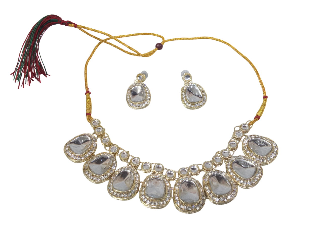 Gold Plated Women Wedding Jewellery Necklace Set Stylish Antique Girls Pendant By Kalra Creations