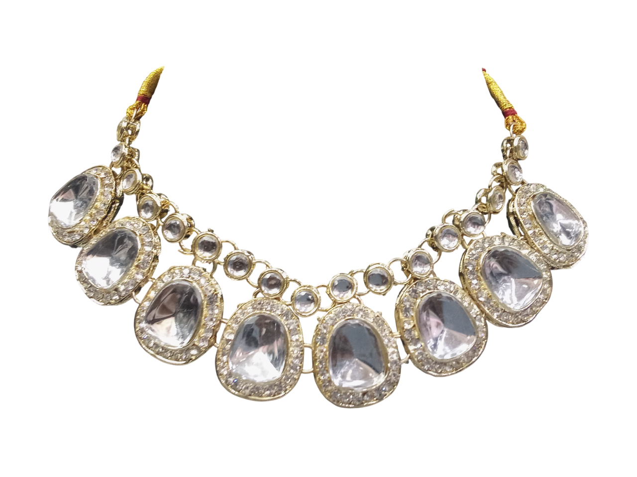 Gold Plated Women Wedding Jewellery Necklace Set Stylish Antique Girls Pendant By Kalra Creations