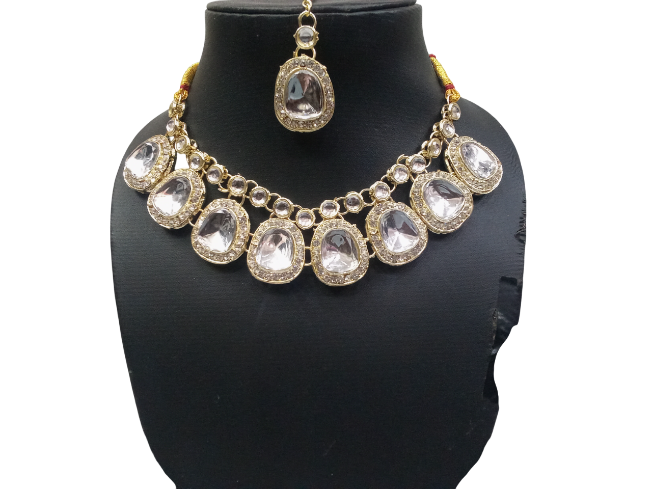 Gold Plated Women Wedding Jewellery Necklace Set Stylish Antique Girls Pendant By Kalra Creations