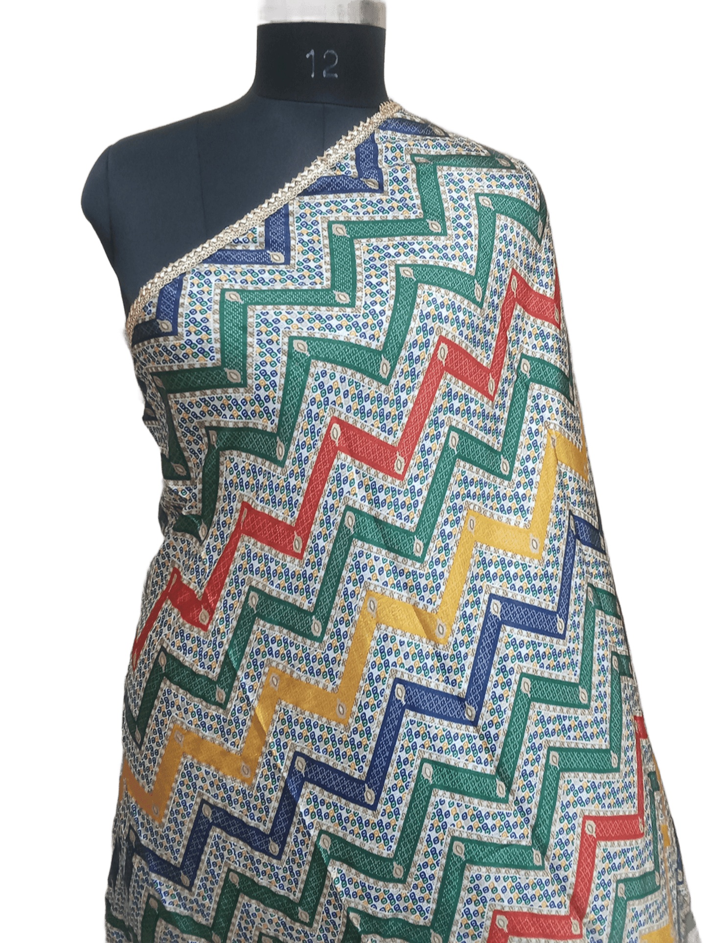 Indian Dupatta With Gotta Lace Women Handmade Bollywood Punjabi Phulkari By Kalra Creations
