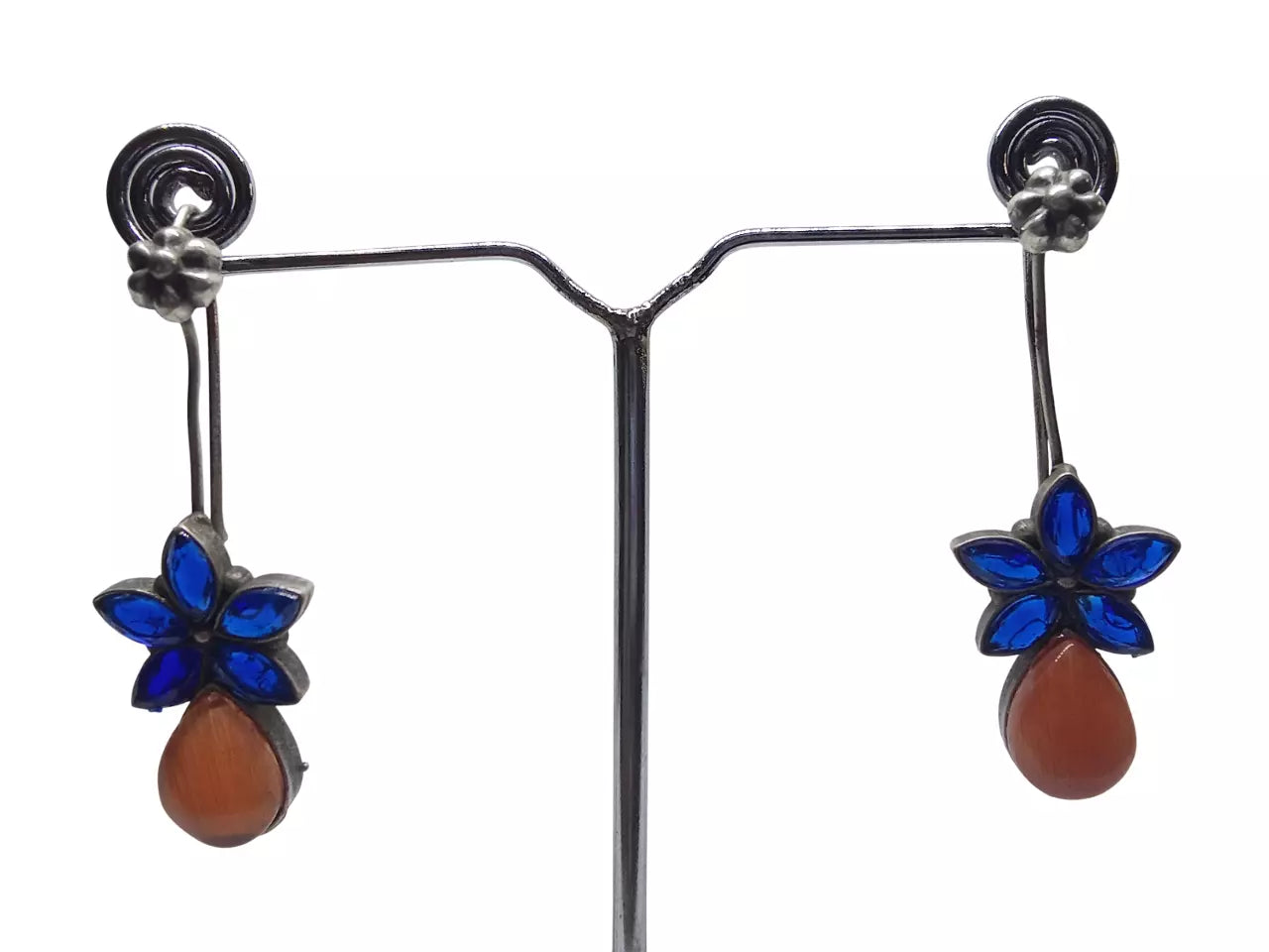 Women Earrings Jewelry Indian Bollywood Style Bridal Brass Earrings