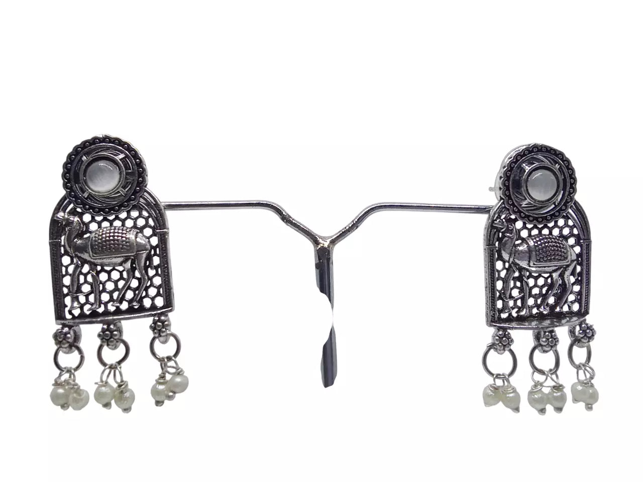 Women Earrings Tops Jewelry Indian Bollywood Style Bridal Brass Earrings By Kalra Creations
