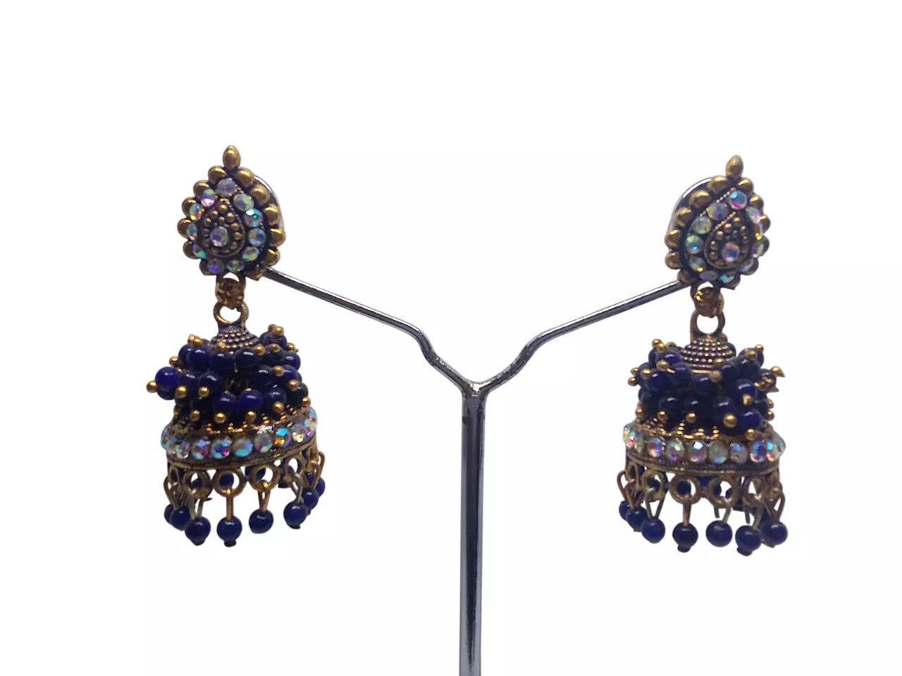 Women Earrings Brass Jewelry Indian Bollywood Style Bridal Brass Earrings By Kalra Creations