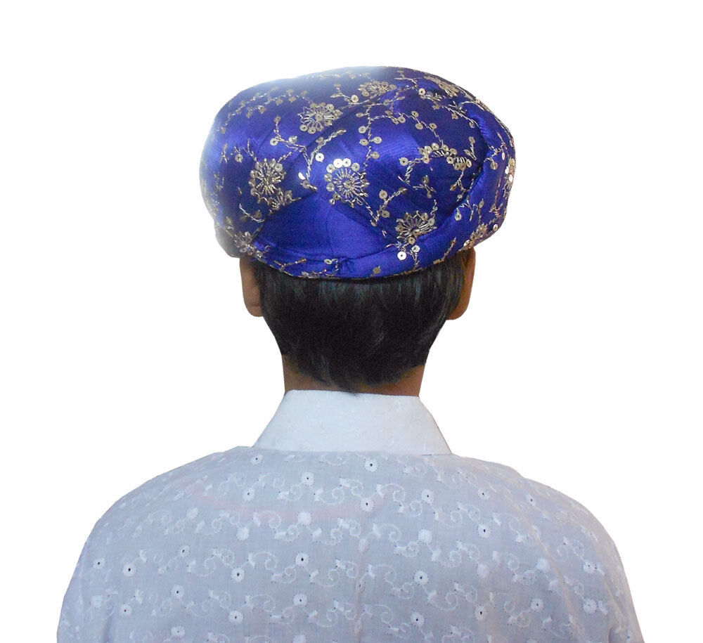 Kids Hat Indian Cotton Blend Safa Handmade Pagri Top Turban 51 Cms (20")