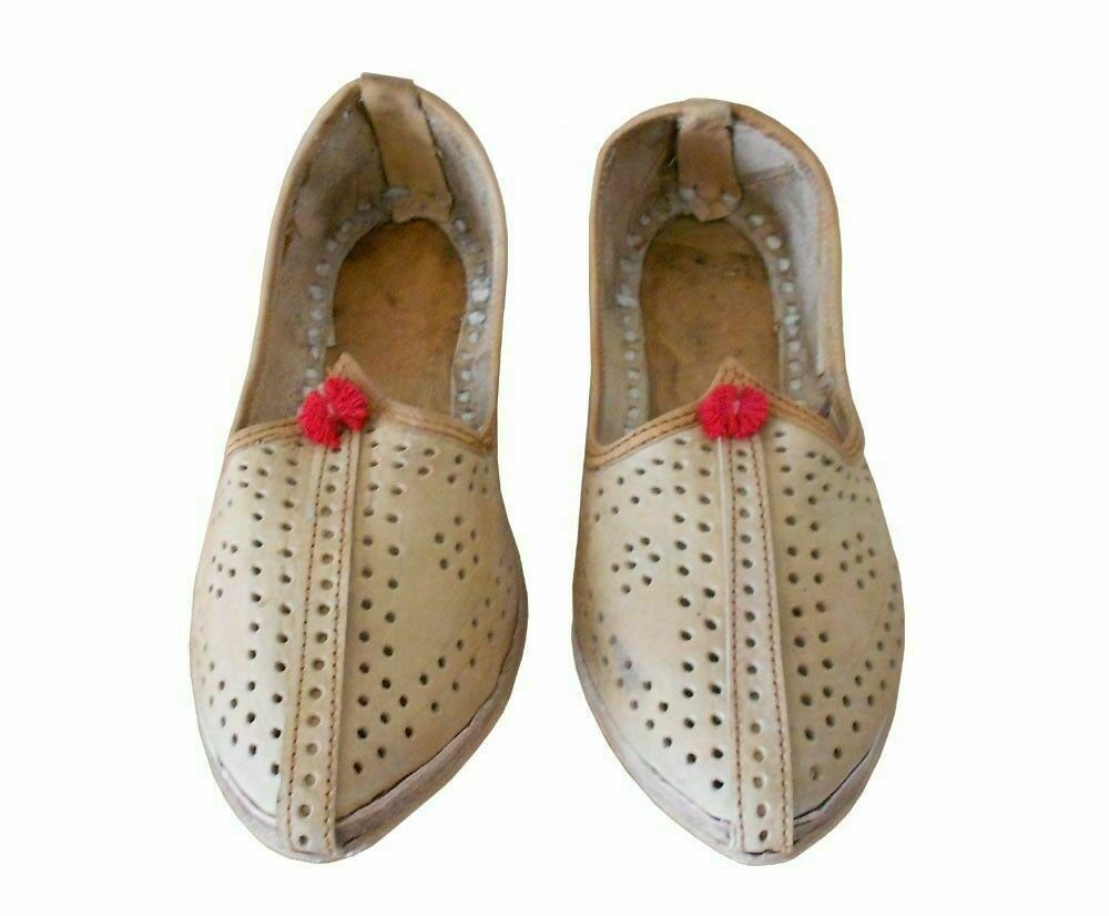 By Kalra Creations Men Shoes Indian Handmade Casual Jutties Leather Ethnic Mojaries Loafers & Slip Ons Flip-Flops Flat US 7-8