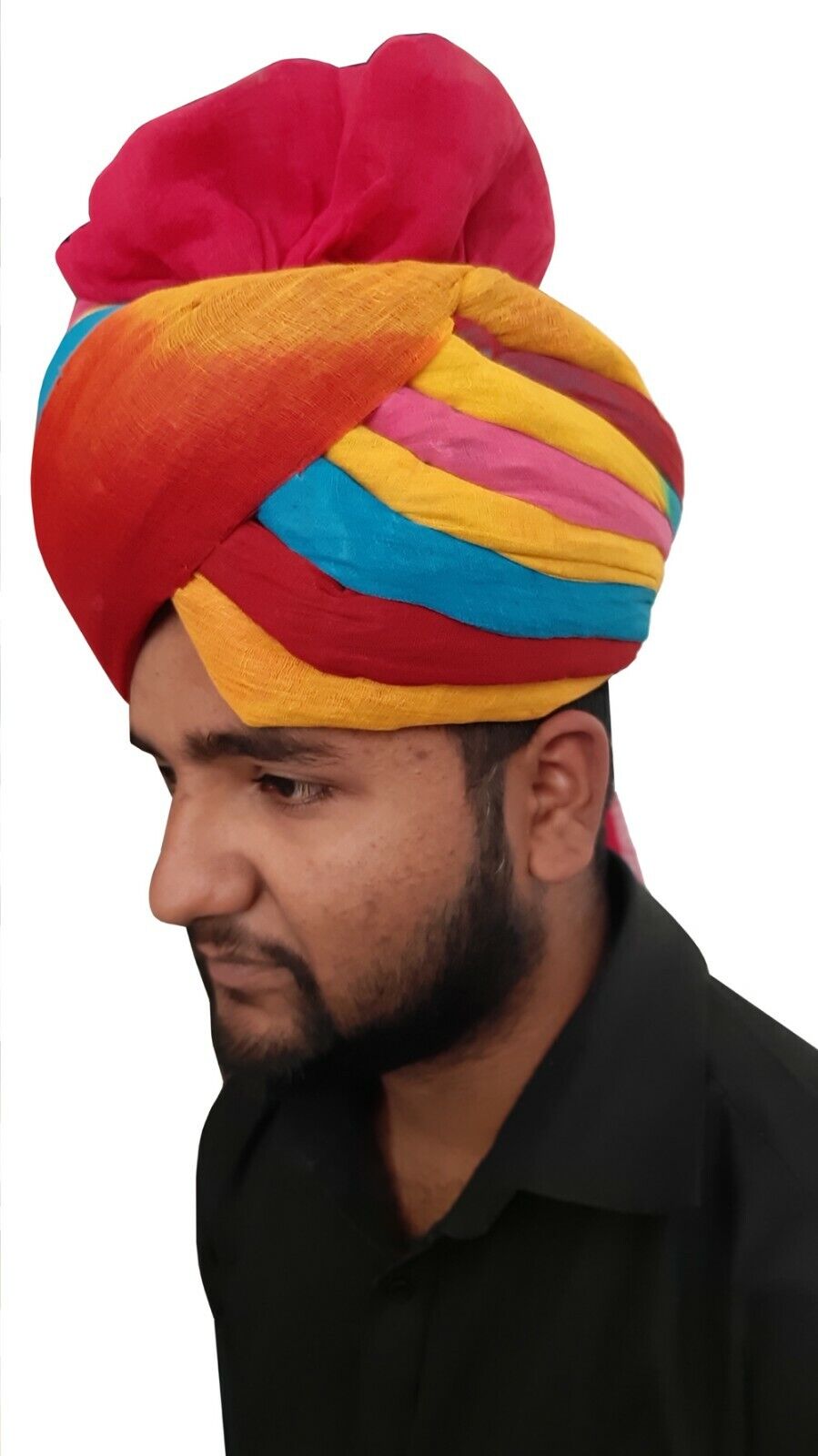 Men Hat Ethnic Designer Indian Sherwai Traditional Turban Multicolor Pagri Handmade Safa Pag