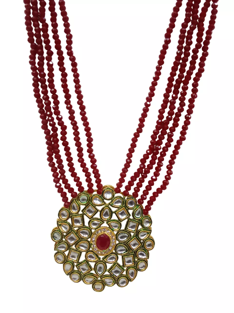 Women Jewellery Necklace Set Stylish Gold Plated Antique Wedding Girls Pendant By Kalra Creations