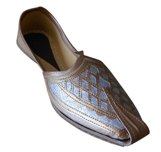 Men Shoes Handmade Mojaries Indian Ethnic Punjabi Jutties Leather Loafers Camel Khussa Flip-Flop US 7-9