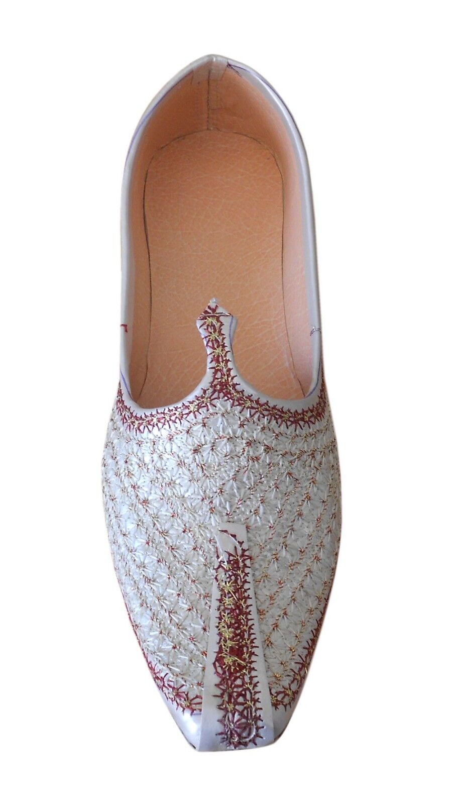 By Kalra Creations Men Shoes Wedding Mojaries Handmade Khussa Indian Groom Jutties Flip-Flops Flat US 7-11
