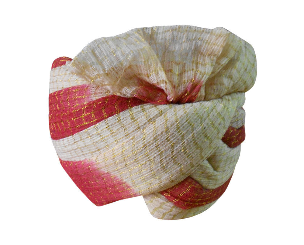 By Kalra Creations Men Hat Indian Wedding Turban Banarasi Pagri Sherwani Groom Safa Pag 23"