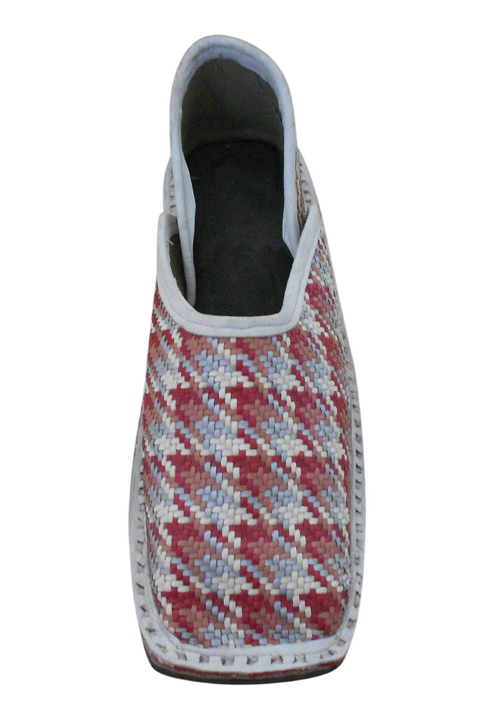 By Kalra Creations Men Shoes Leather Jutties Indian Multi-Color Handmade Boat Indian Mojaries Flip-Flops US 12