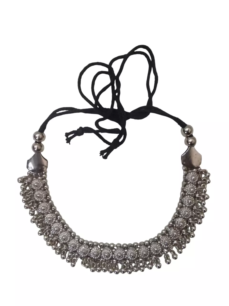 Women Oxidised German Silver Necklace Brass for Women and Girl's By Kalra Creations