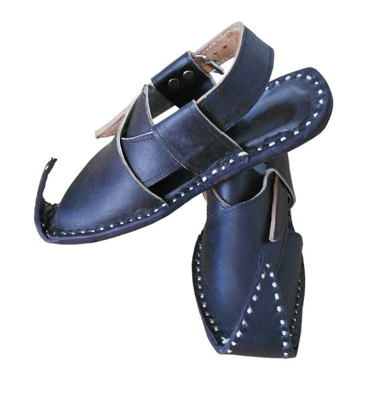 Men Shoes Handmade Jutties Punjabi Leather Khussa Cream Loafers & Slip On Flip-Flops Flat US 6/7