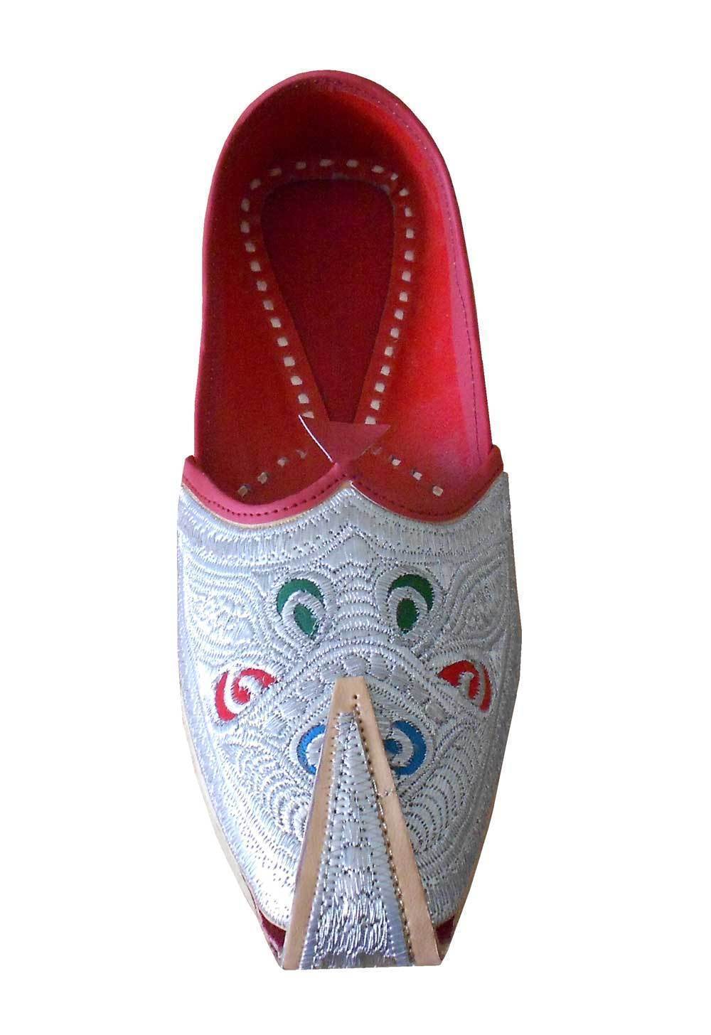 By Kalra Creations Men Shoes Traditional Handmade Leather Punjabi Khussa Mojaries FlipFlops Flat US 8-11