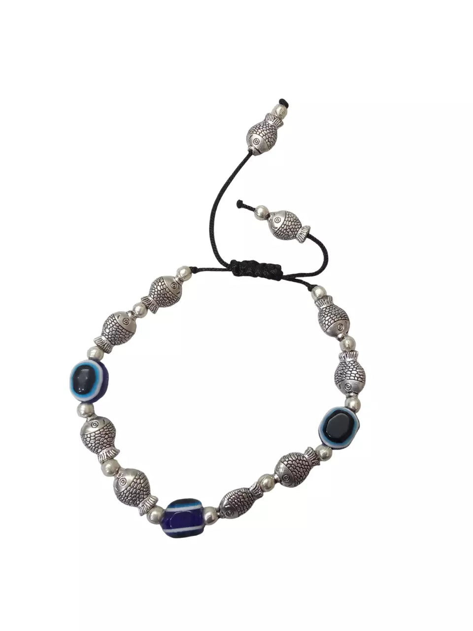 Women Evil Eye Beads Evil Eye Bracelet Adjustable Bracelet Threads By Kalra Creations