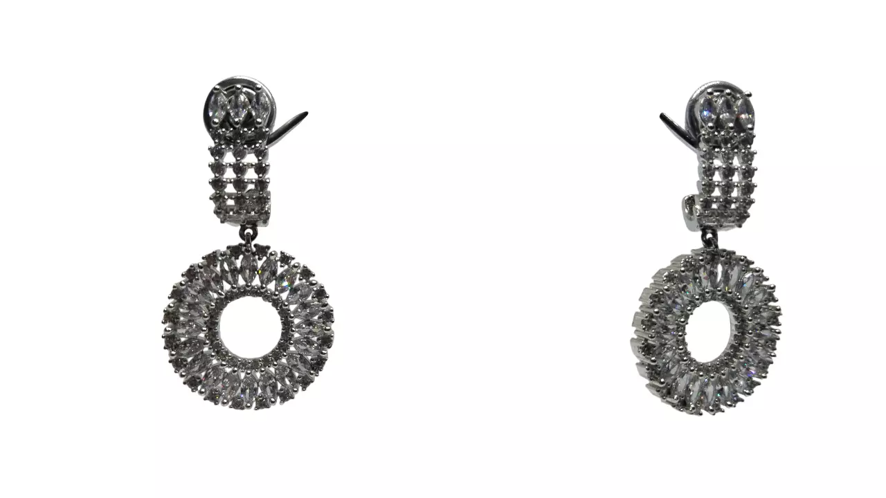 Women Style Jewelry Indian CZ Earring AD Earrings Diamond By Kalra Creations