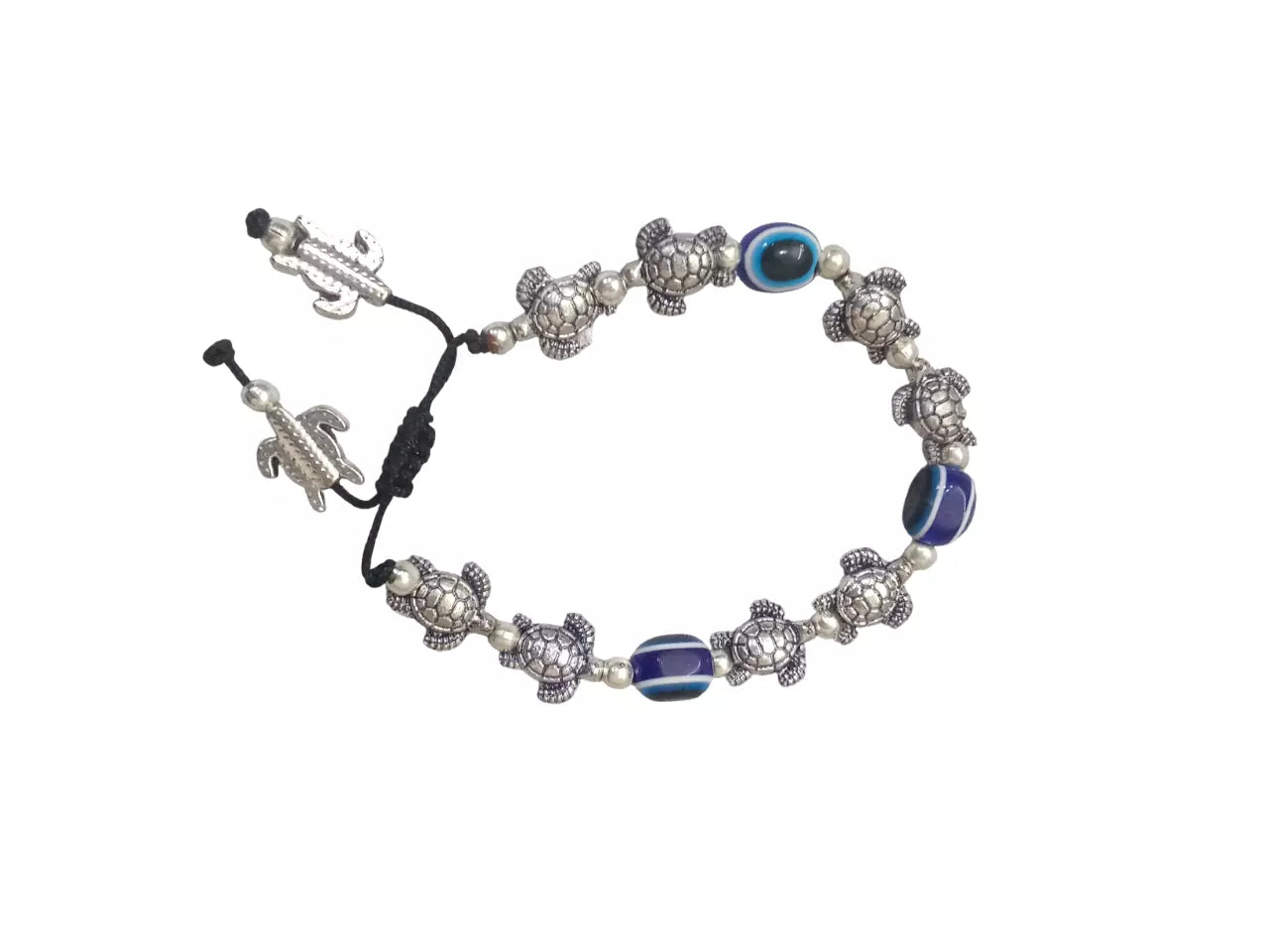 Women Bracelet Beads Handmade Bracelet Adjustable Threads Evil Eye By Kalra Creations
