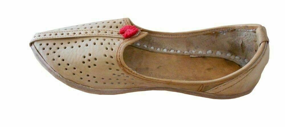 By Kalra Creations Men Shoes Indian Handmade Casual Jutties Leather Ethnic Mojaries Loafers & Slip Ons Flip-Flops Flat US 7-8