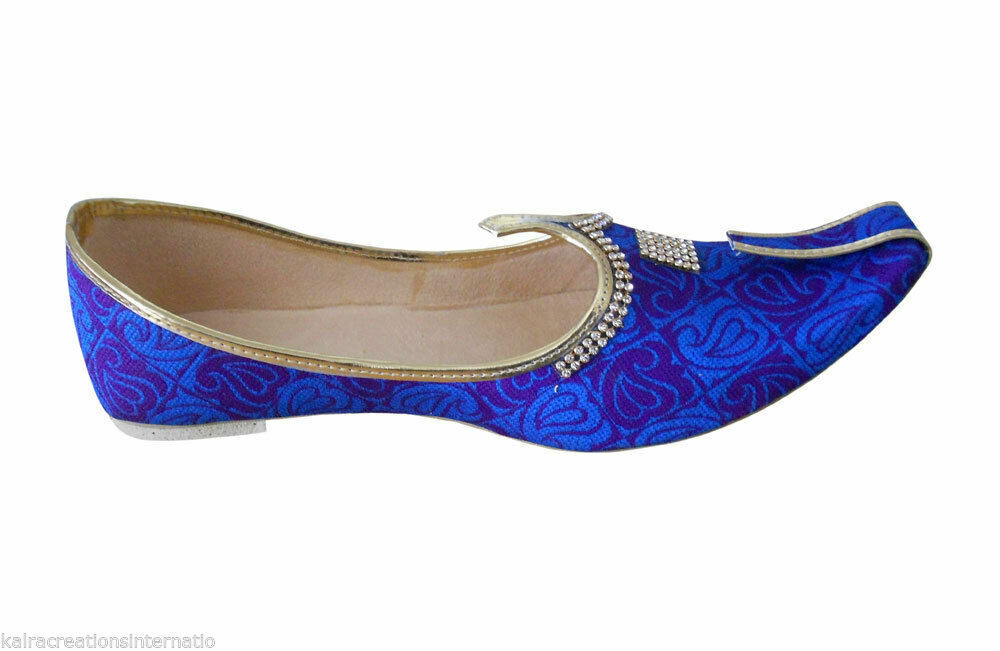 By Kalra Creations Men Shoes Traditional Indian Sherwani Jutties Handmade Mojaries Loafers & Slip Ons Flip-Flops Flat US 6
