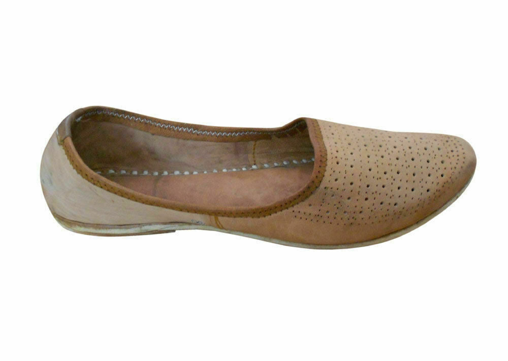 By Kalra Creations Men Shoes Indain Traditional Camel Jutties Espadrilles Mojaries Loafers & Slip Flip-Flops Flat US 11