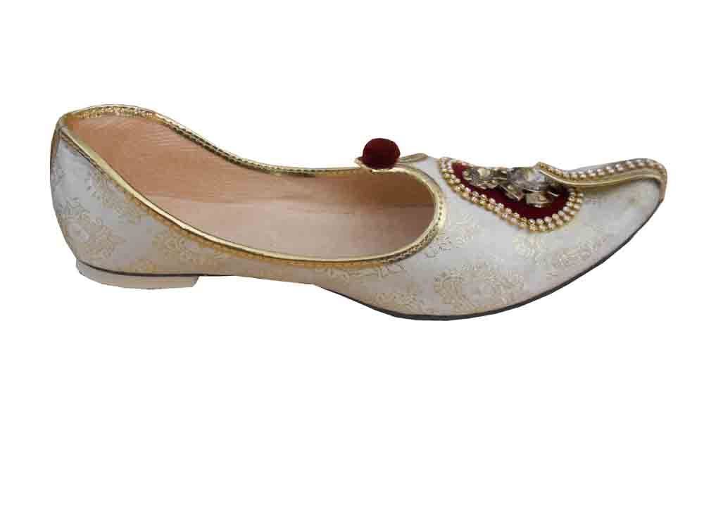 By Kalra Creations Men Shoes Wedding Groom Mojaries Indian Handmade Khussa Flip-Flops Flat Jutties US 6-12