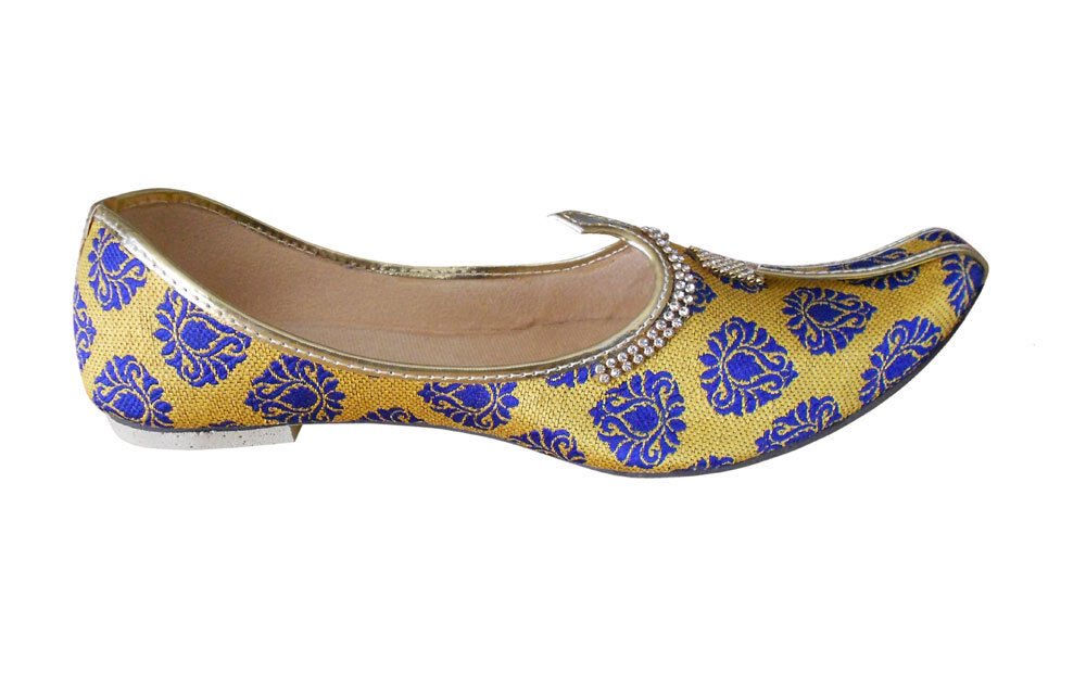 By Kalra Creations Men Shoes Wedding Jutties Indian Handmade Groom Mojaries Loafers & Slip Ons Flip-Flops Flat US 6-9
