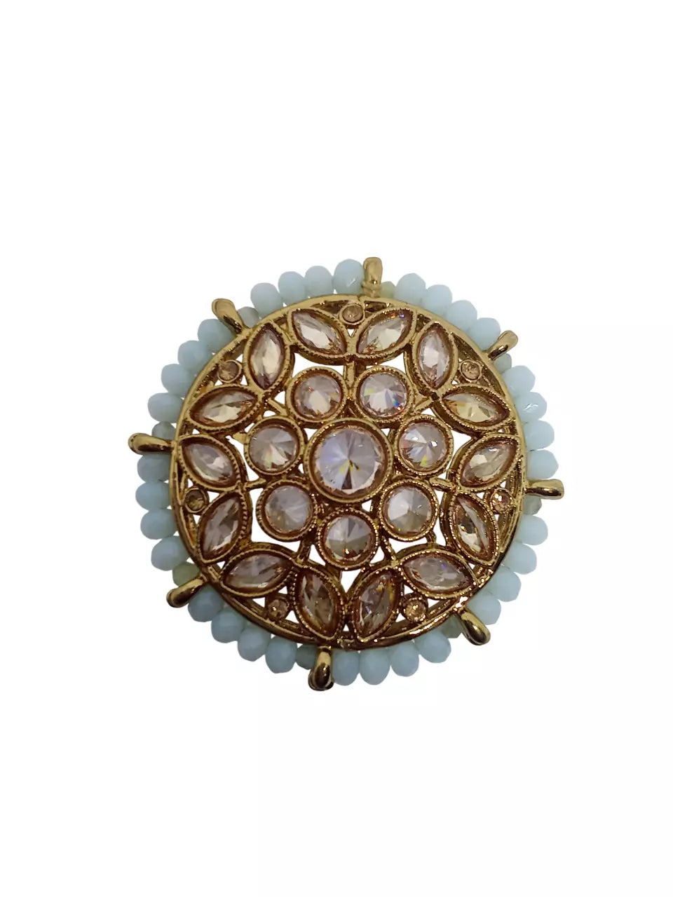 Style Speaks India Polki Adjustable Kundan Rings for Women Bollywood By Kalra Creations