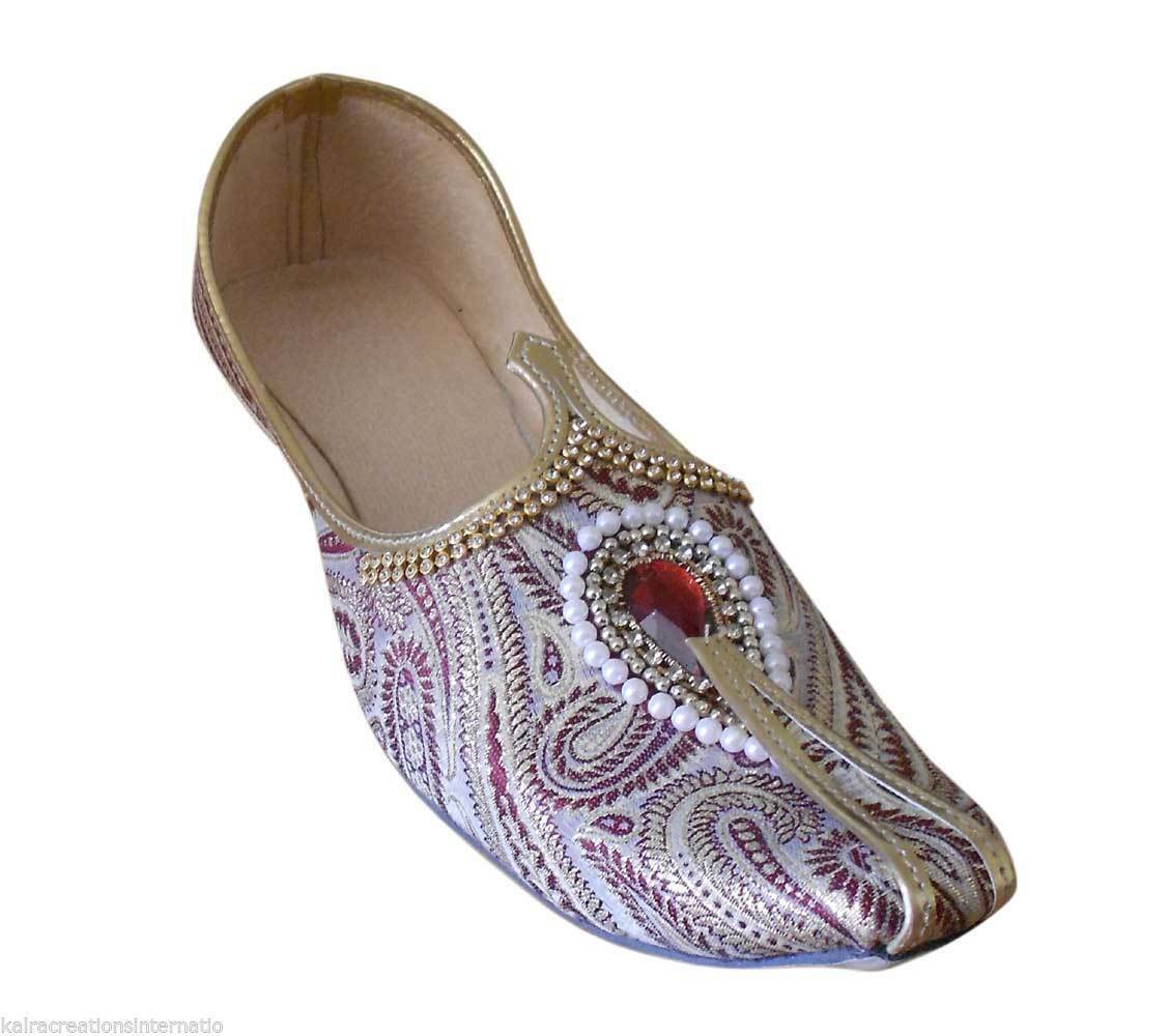 By Kalra Creations Men Shoes Indian Mojaries Wedding Sherwani Jutties Handmade Groom Khussa Mojaries Flip-Flops Flat US 6-9
