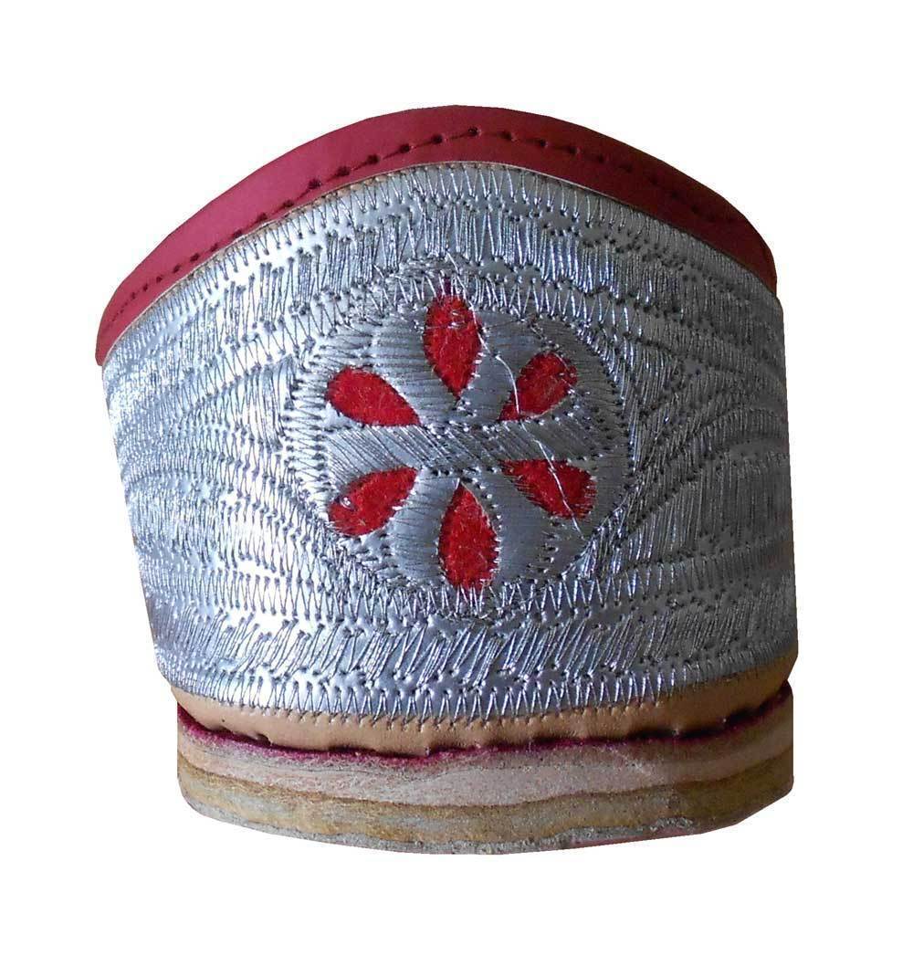 By Kalra Creations Men Shoes Traditional Handmade Leather Punjabi Khussa Mojaries FlipFlops Flat US 8-11