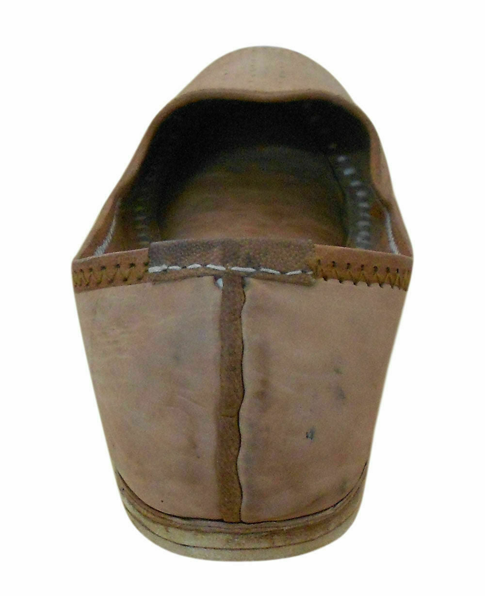 By Kalra Creations Men Shoes Indain Traditional Camel Jutties Espadrilles Mojaries Loafers & Slip Flip-Flops Flat US 11