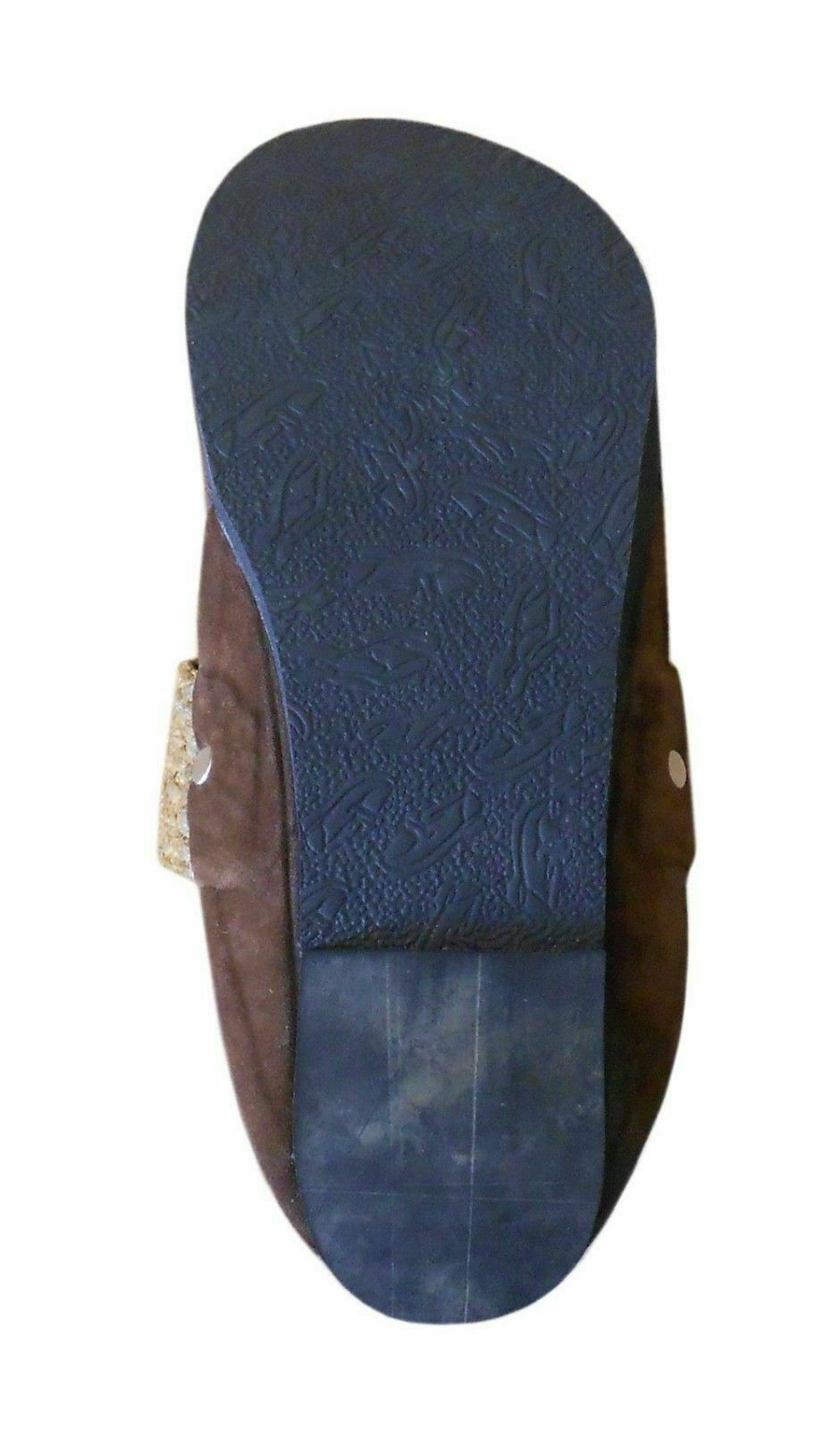 By Kalra Creations Men Slippers Traditional Handmade Jutties Ethnic Designer Cream Slip-Ons Brown Mojaries Flip-Flops US 6-7