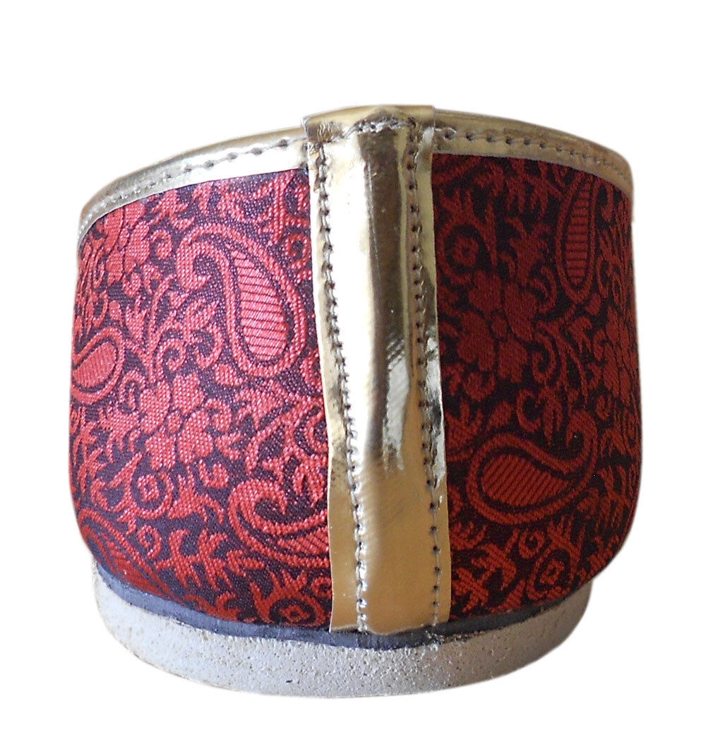 By Kalra Creations Men Shoes Traditional Loafers Wedding Groom Mojaries Indian Khussa Sherwani Flip-Flops Flat US 7-8