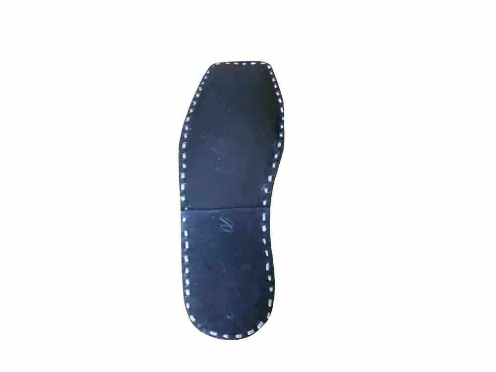 By Kalra Creations Men Slippers Indian Traditional Handmade Brown Clogs Leather Mojaries Flip-Flops Flat US 8