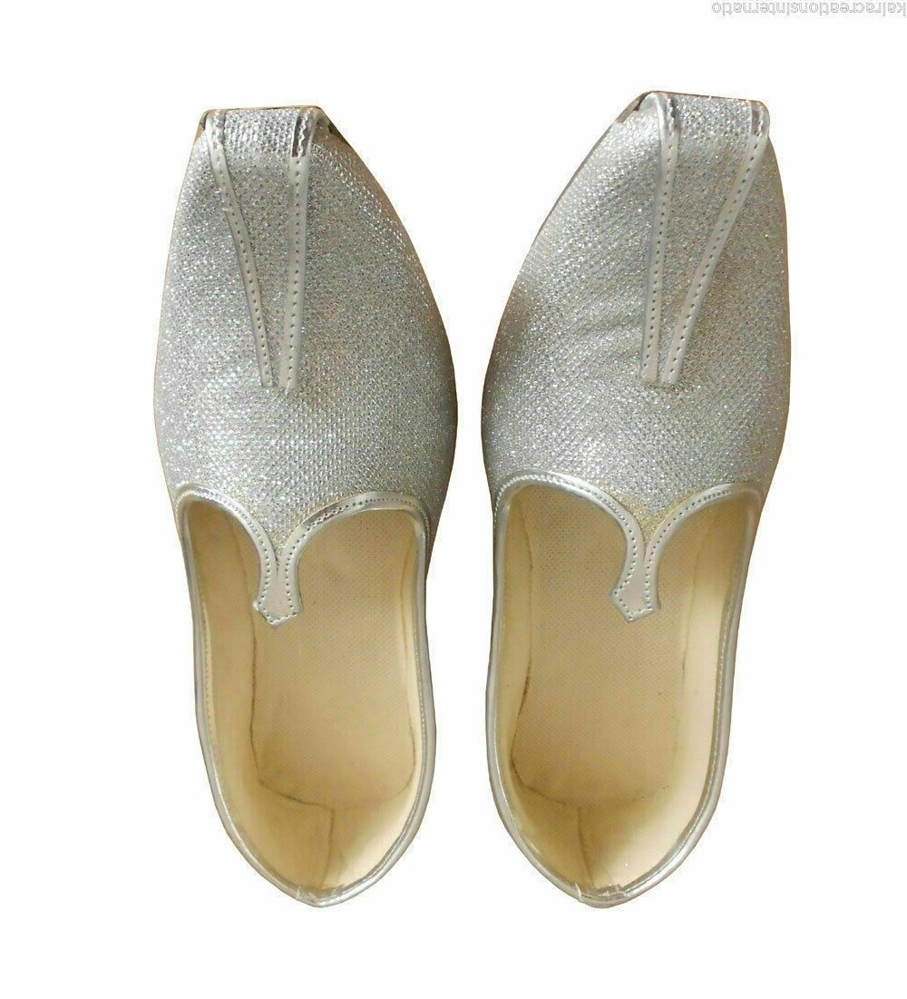 By Kalra Creations Men Shoes Indian Sherwani Khussa Jutties Handmade Groom Mojaries Flip-Flops Flat US 6/8
