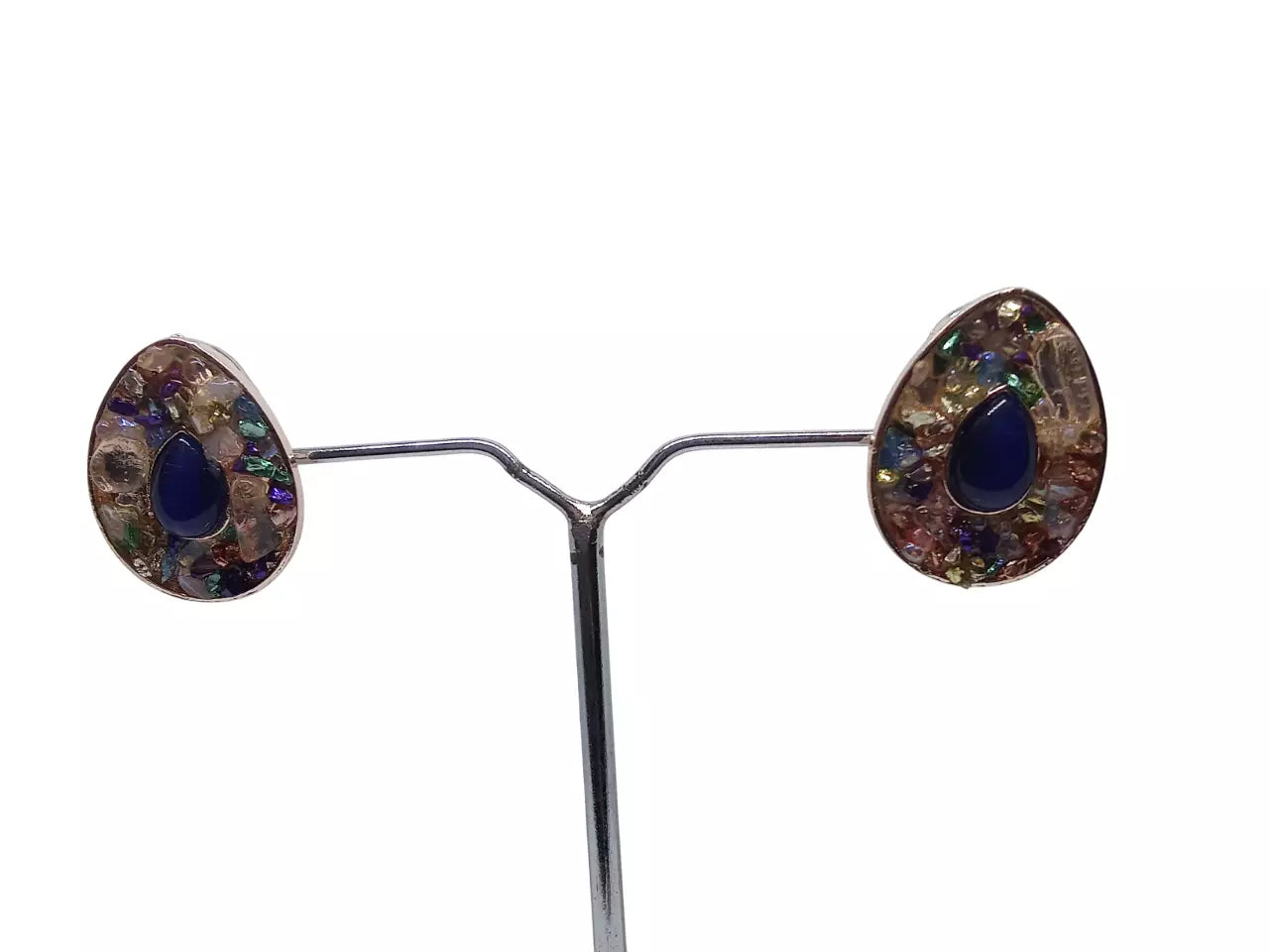 Korean Rose Gold Plated Studded Earring Effect Stud Earrings For Women Girl By Kalra Creations