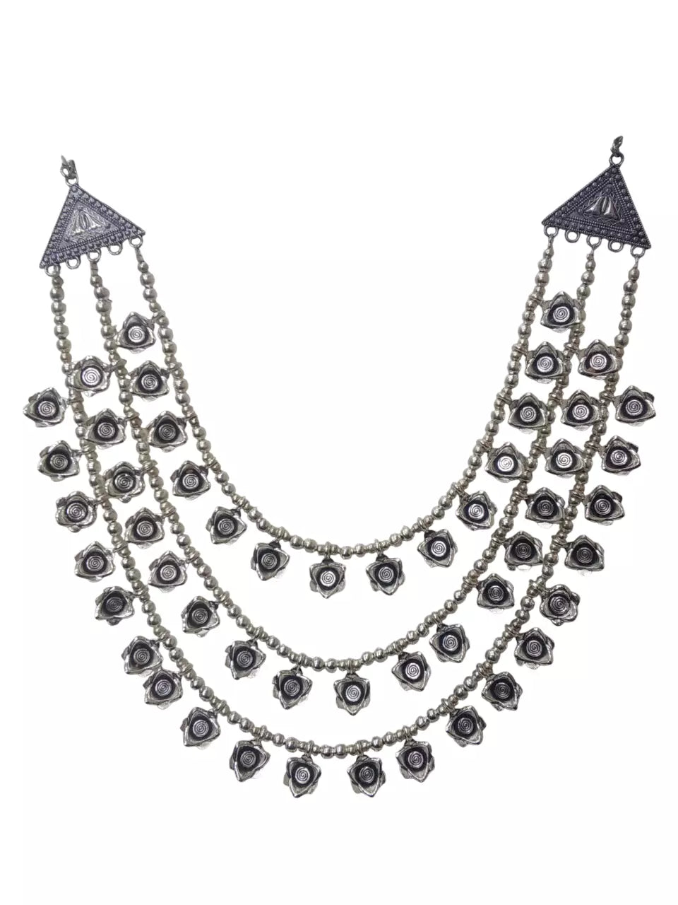 Women Oxidised German Silver Necklace Brass Women and Girl's By Kalra Creations