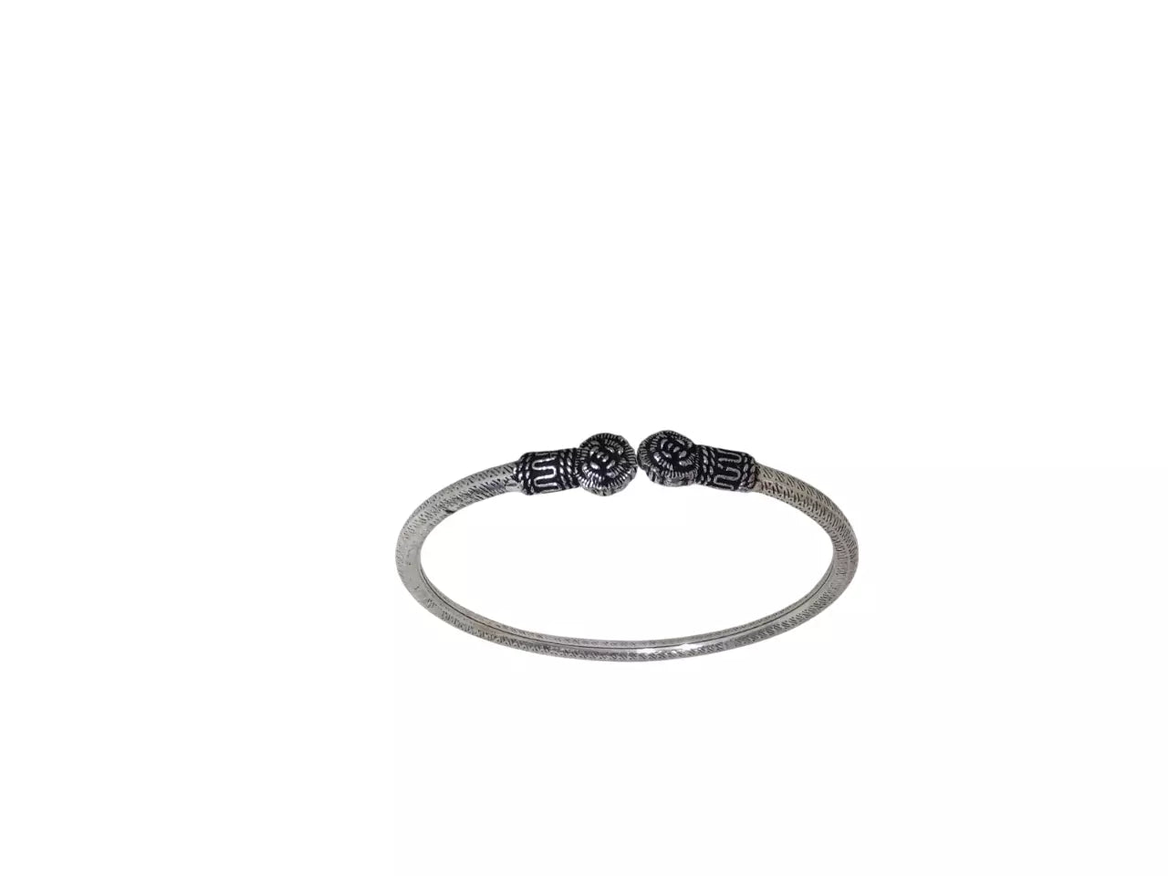 Women Brass Oxidized side openable Bracelet Bangles Brass By Kalra Creations
